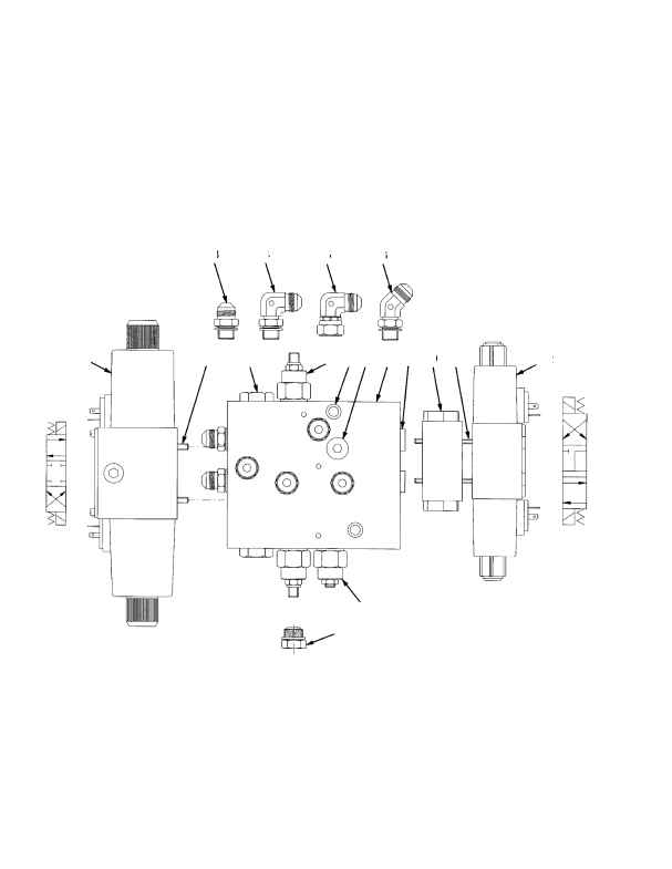 HYDRAULIC VALVE INTERMODAL HANDLER