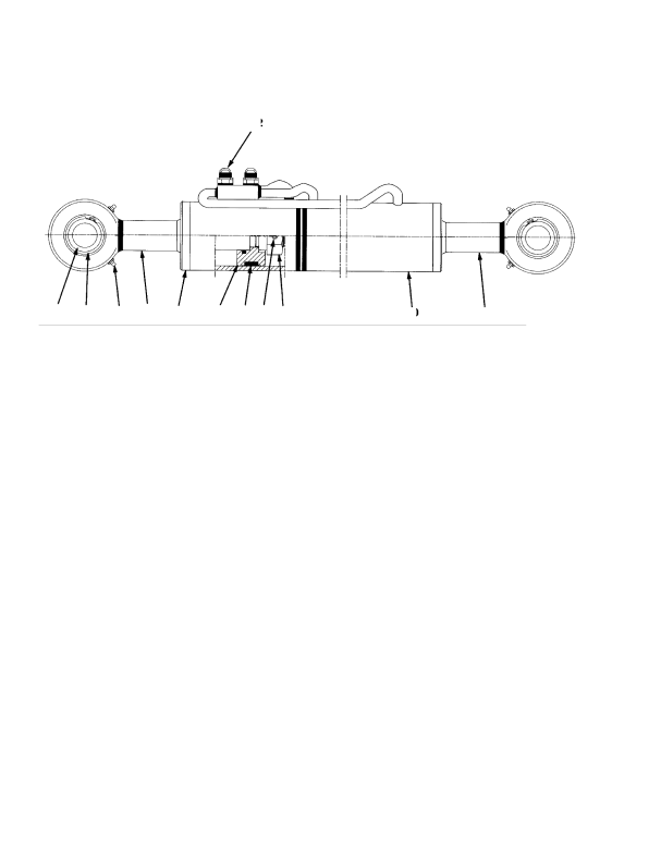 CYLINDER ASSEMBLY FOLDING CLAMPING — INTERMODAL HANDLER
