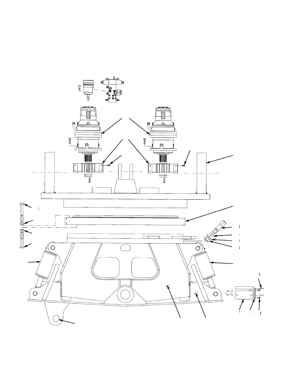 ROTATOR ASSEMBLY INTERMODAL HANDLER