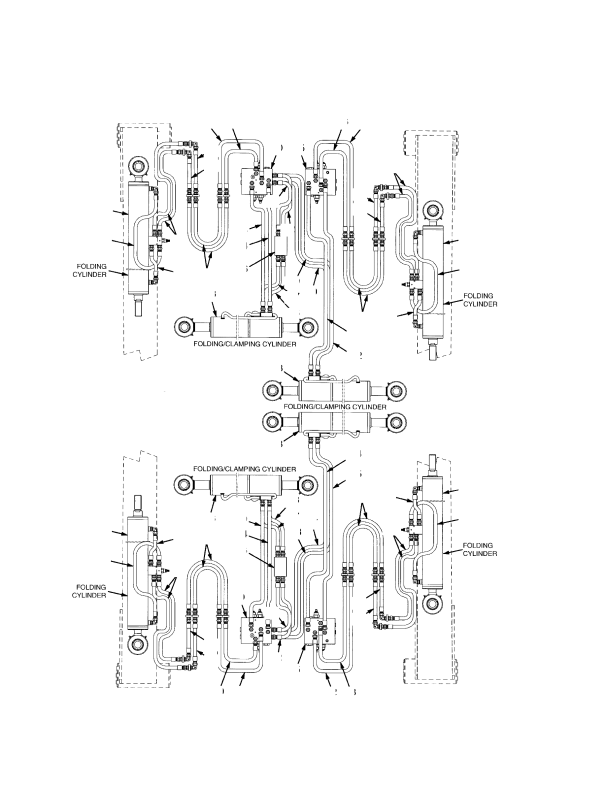 HYDRAULIC SYSTEM INTERMODAL HANDLER — SHEET 2 OF 3
