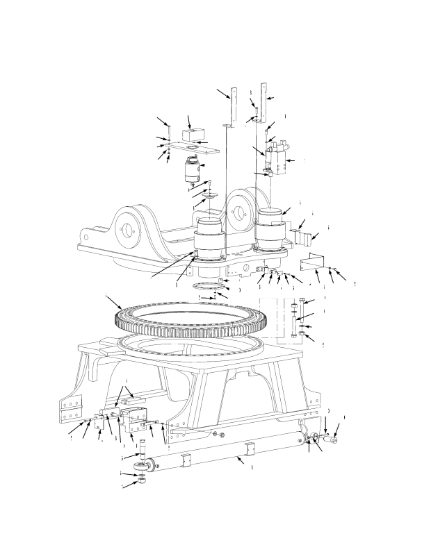 ROTATOR ASSEMBLY WITHOUT POWERED PILE SLOPE AND POWER DAMPING – SERIES 817-8761
