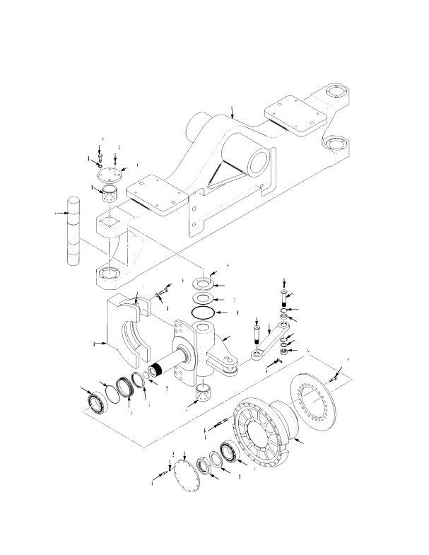 TRAIL AXLE (→ S/N A222E01536X)