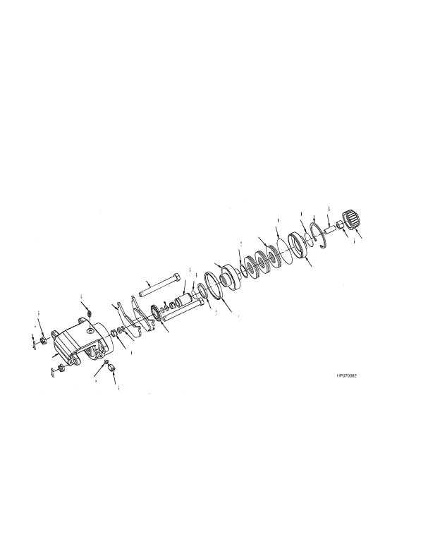 BRAKE ASSEMBLY DISC (-> S/N A214E01995B ) (S/N A214E02034A ->) (S/N A214E02001B -> )