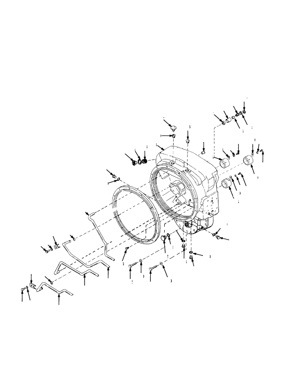 CONVERTER HOUSING ATTACHMENT THREE SPEED