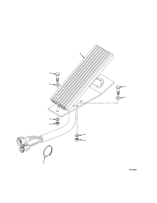ELECTRONIC FOOT PEDAL MOUNT TIER II ENGINE