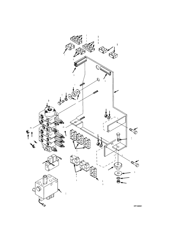 HYDRAULIC CONTROL VALVE -> ATTACHING PARTS