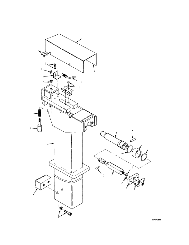 VERTICAL END BEAM EMPTY CONTAINER HANDLER (-> S/N A214E01806)