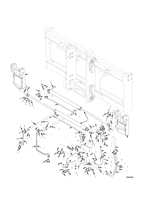 CARRIAGE HYDRAULICS STANDARD PIN TYPE