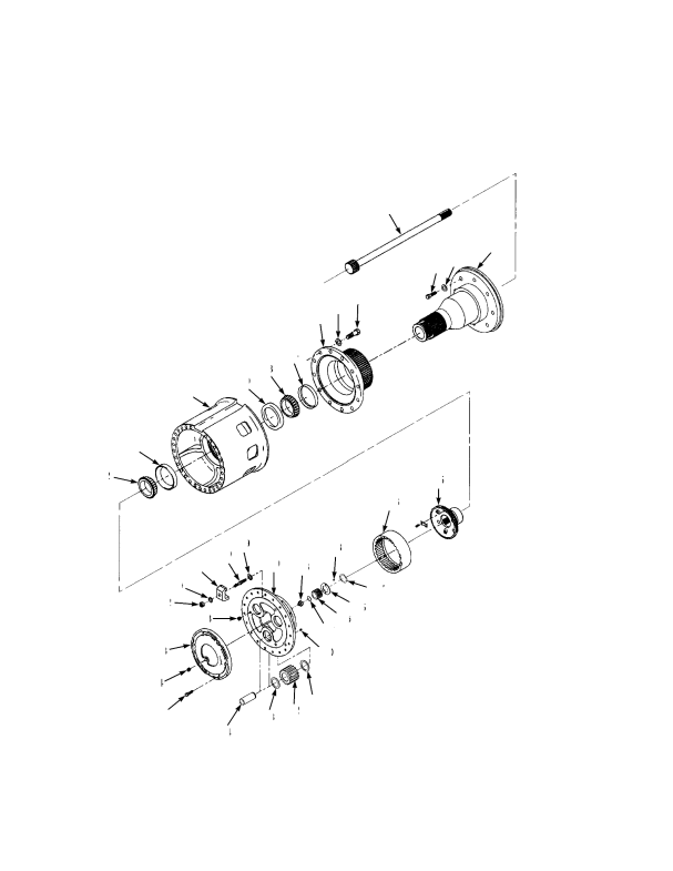 HUB AND SHAFT ASSEMBLY