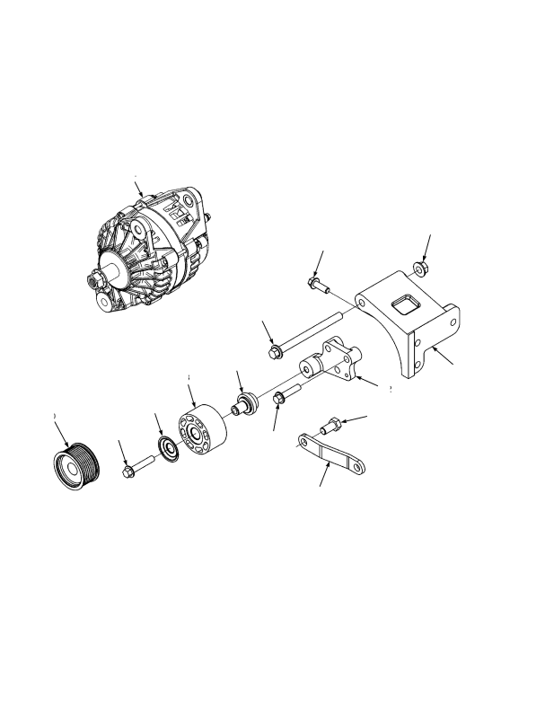 ALTERNATOR AND MOUNTING