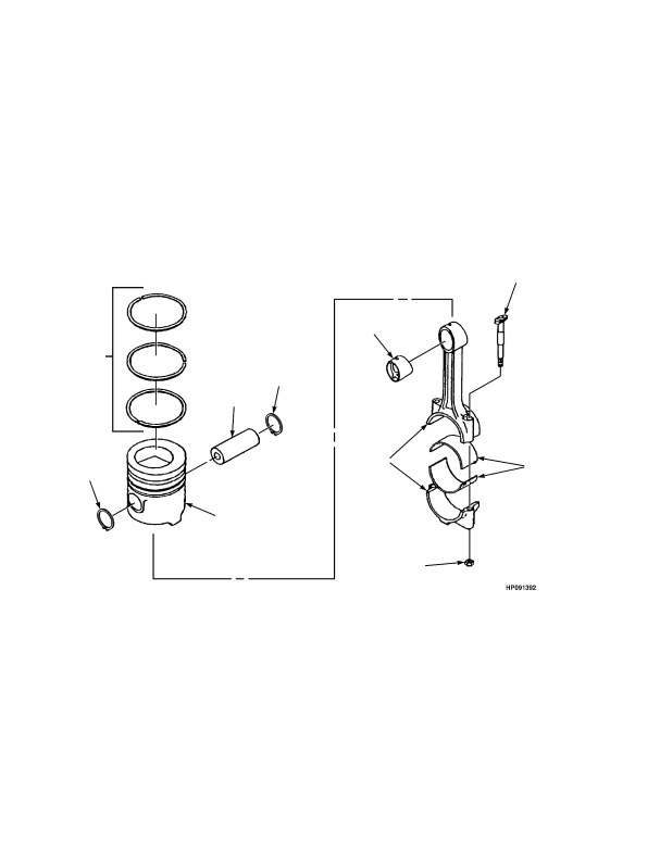 PISTON AND CONNECTING ROD