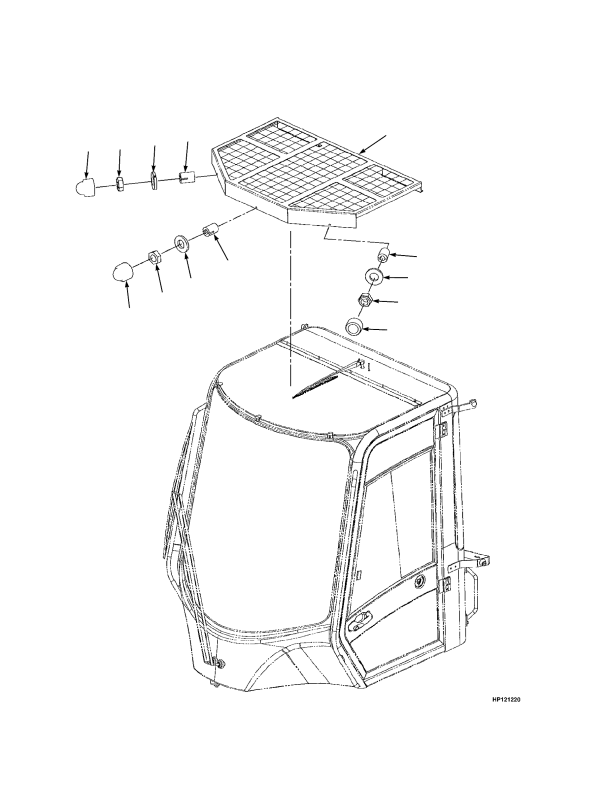 OVERHEAD GUARD WIRE MESH