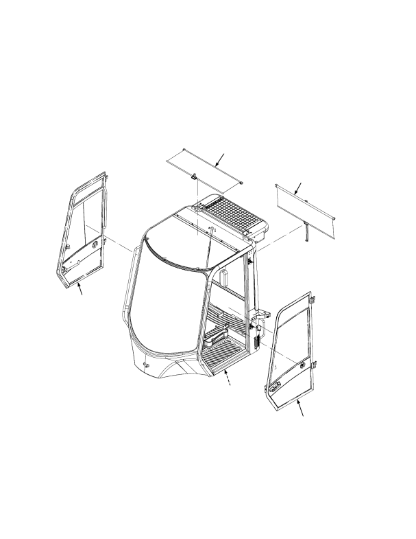 CAB ASSEMBLY CLIMATE CONTROL CAB