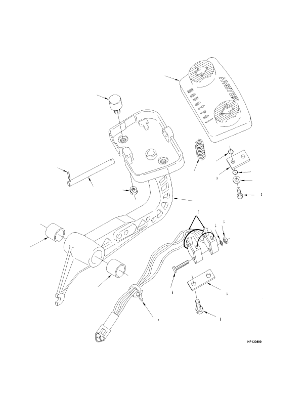 MONOTROL PEDAL ASSEMBLY