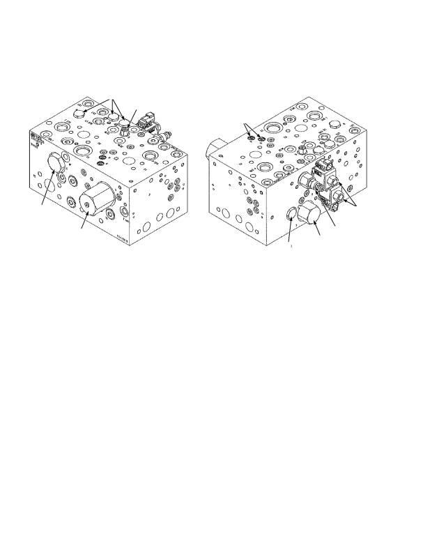 HYDRAULIC CONTROL VALVE HIC MID-INLET BLOCK ASSEMBLY