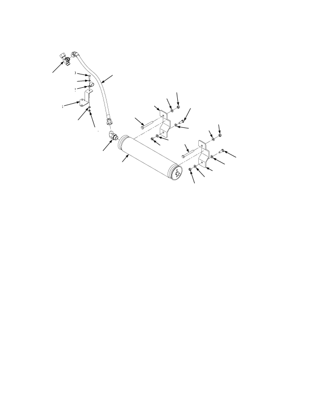 LIFT ACCUMULATOR AND ATTACHING PARTS