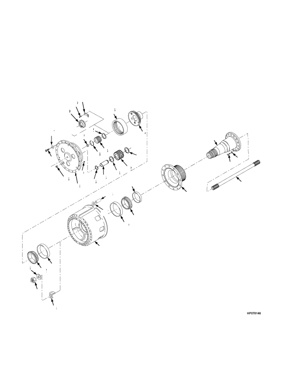EUROPE HUB AND SHAFT ASSEMBLY 