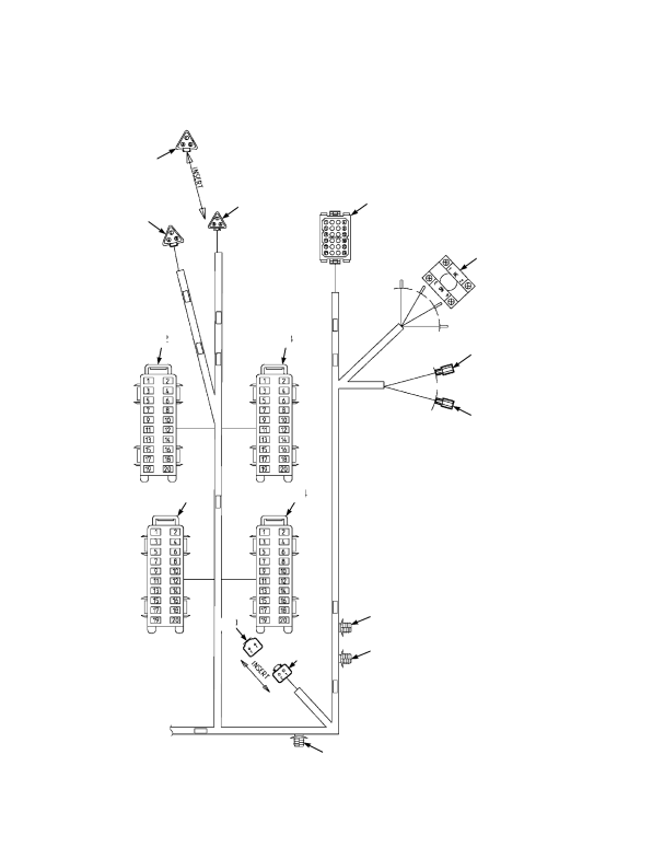 EUROPE WIRE HARNESS CAB SIDE CONSOLE PAGE 4 OF 4 -> TIER III ENGINE (-> PENDING PER ECN 68653)