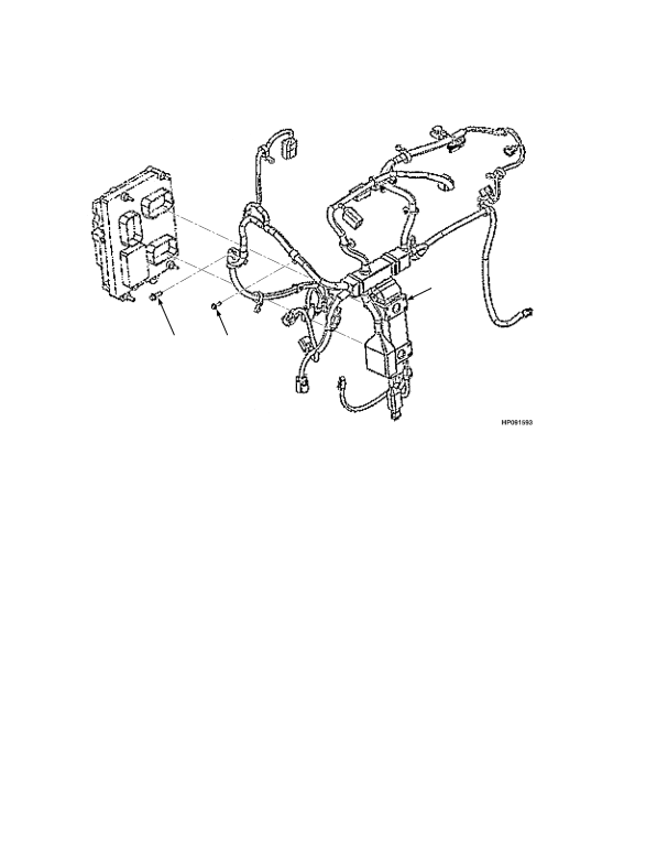 EUROPE  ENGINE CONTROL MODULE WIRING