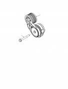EUROPE ACCESSORY DRIVE BELT AND TENSIONER WATER PUMP -> TIER III ENGINE