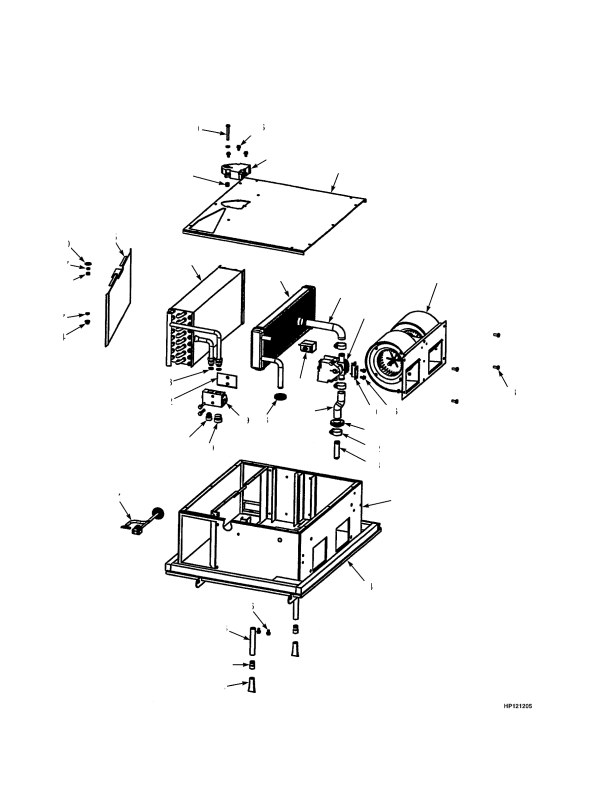 AIR CONDITIONER ASSEMBLY CLOSED CAB WITH AIRCO 