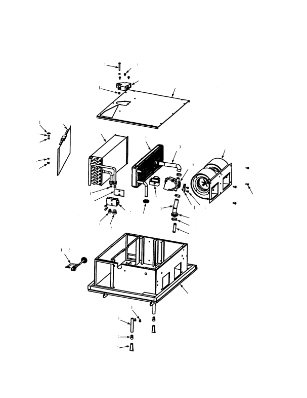 AIR CONDITIONER ASSEMBLY CLOSED CAB WITH AIRCO 