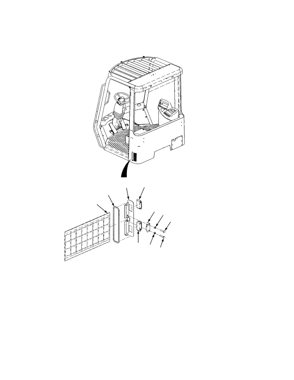 EUROPE AIR CONDITIONER FILTER AND COVER ASSEMBLY