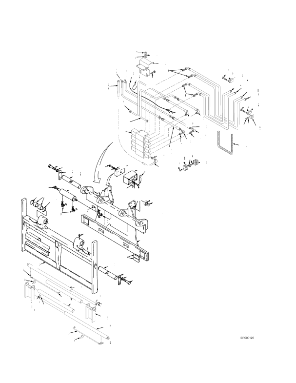 SIDE-SHIFT CARRIAGE INDIVIDUAL FORK POSITIONER -> TWO STAGE LIMITED FREE-LIFT