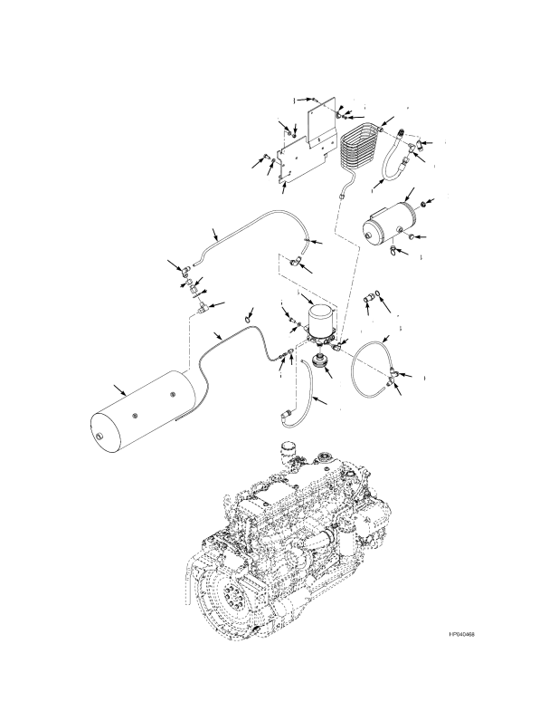AIR DRYER SYSTEM DIESEL ENGINE -> DRY BRAKE