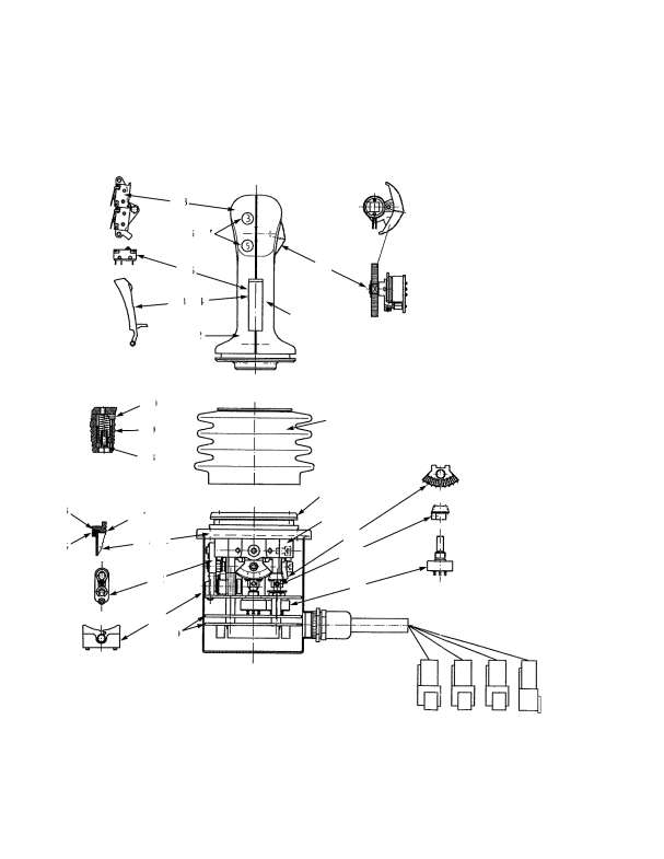 JOYSTICK ASSEMBLY TWISTLOCKS