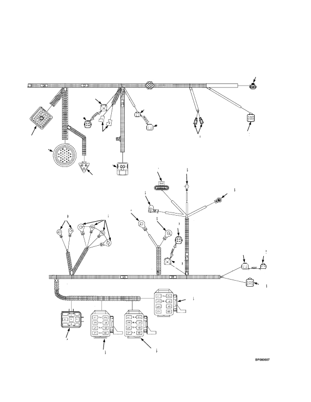 WIRE HARNESS CHASSIS LPG -> SHEET 2 0F 2