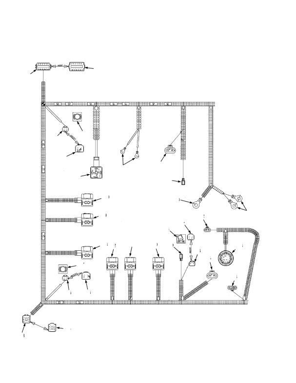 WIRE HARNESS CHASSIS DIESEL -> SHEET 1 0F 2