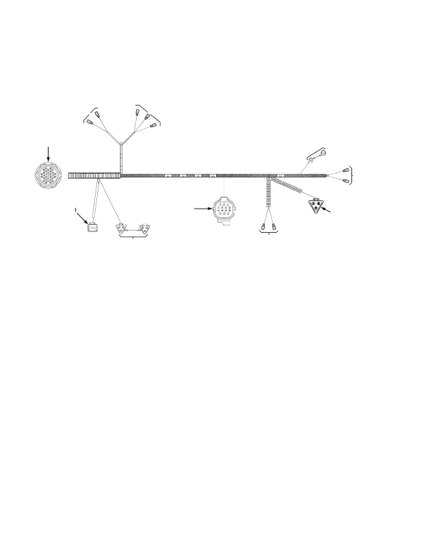 WIRE HARNESS CAB UNDERFLOOR