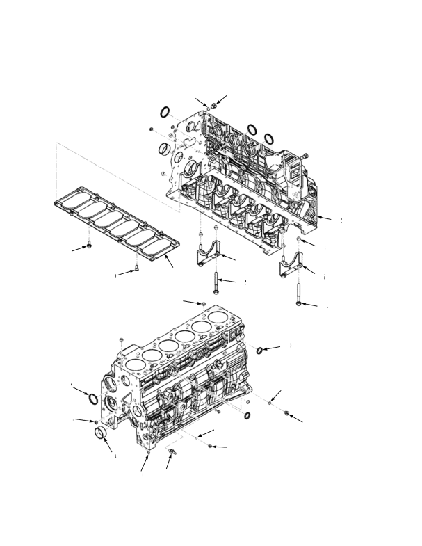 CYLINDER BLOCK (S/N G019E02153F -> (WET BRAKES)) (S/N G019E02272F -> (DRY BRAKES))
