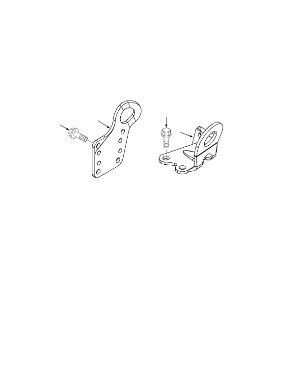 LIFTING BRACKETS AND MOUNTING (-> S/N G019E02271F (DRY BRAKES)) (-> S/N G019E02152F (WET BRAKES))