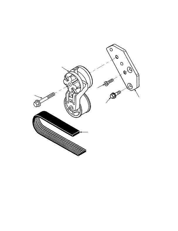 ACCESSORY DRIVE BELT AND TENSIONER