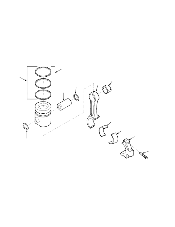 PISTON AND CONNECTING ROD