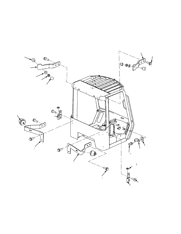 CAB DOOR ATTACHING PARTS