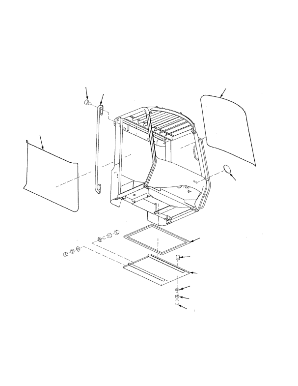  EUROPE HANDHOLD AND UNDERFLOOR COVER OPEN CAB