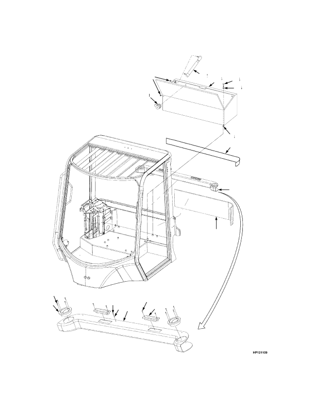 REAR DUCT AND CONSOLE