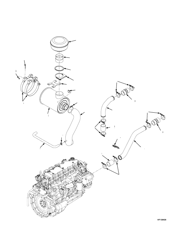 AIR INTAKE SYSTEM DIESEL -> DRY BRAKE