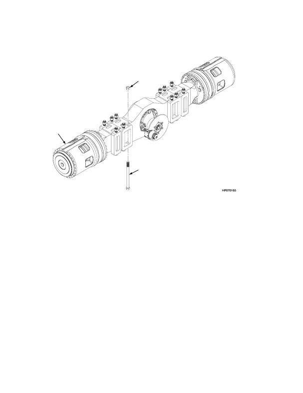 DRIVE AXLE MOUNTING (S/N G117E01505K→EXC. 01506-01508)