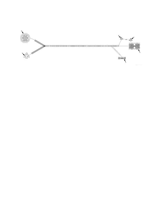 WIRE HARNESS ENGINE ECM ADAPTOR