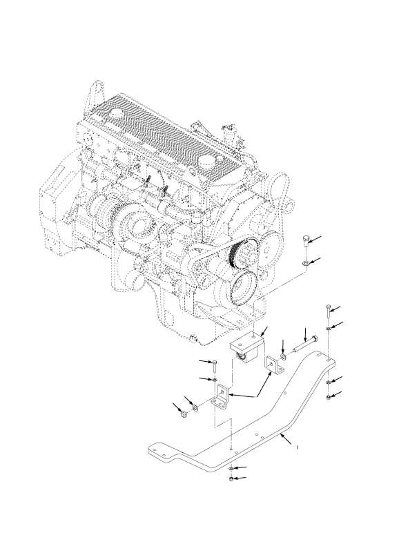 ENGINE MOUNTING TIER