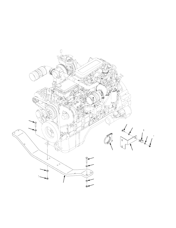 ENGINE MOUNTING STAGE