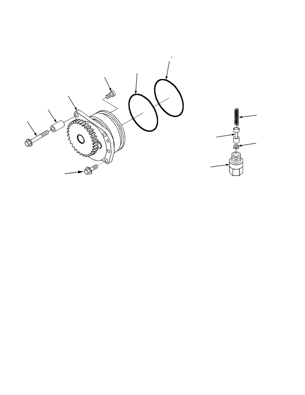 OIL PUMP AND ATTACHING PARTS TIER