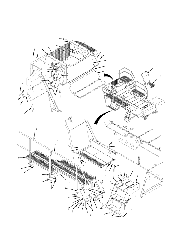 FLOORPLATES STEPS AND RAILS