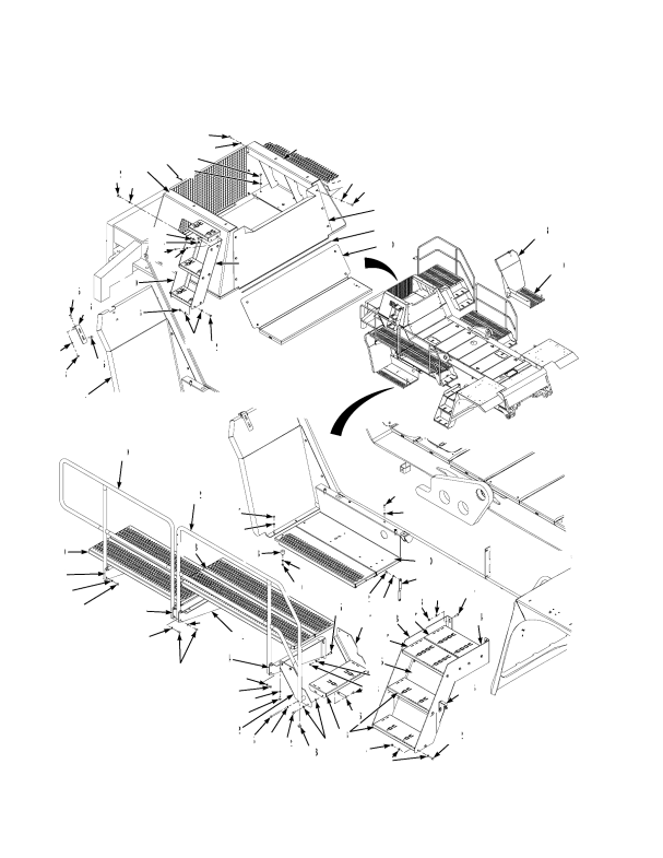 FLOORPLATES STEPS AND RAILS