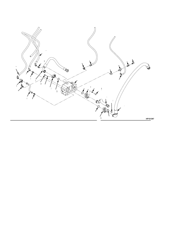 FLOW AMPLIFIER AND ATTACHING HYDRAULIC HOSES