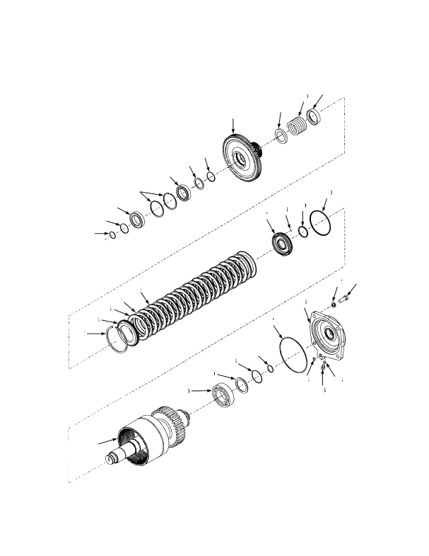 TRANSMISSION THIRD SPEED CLUTCH SHAFT